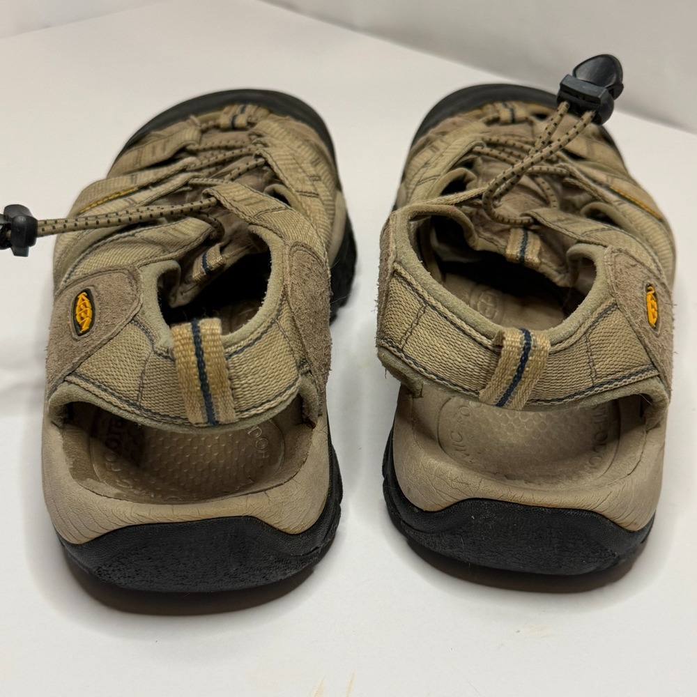 KEEN Waterproof Hiking Sandals Mens 11 Est Tan Closed Toe Outdoor Trail Shoes - Picture 4 of 11